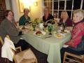 Saturday dinner: Maryanne, Gail, Peggy, Lynn, Sally.